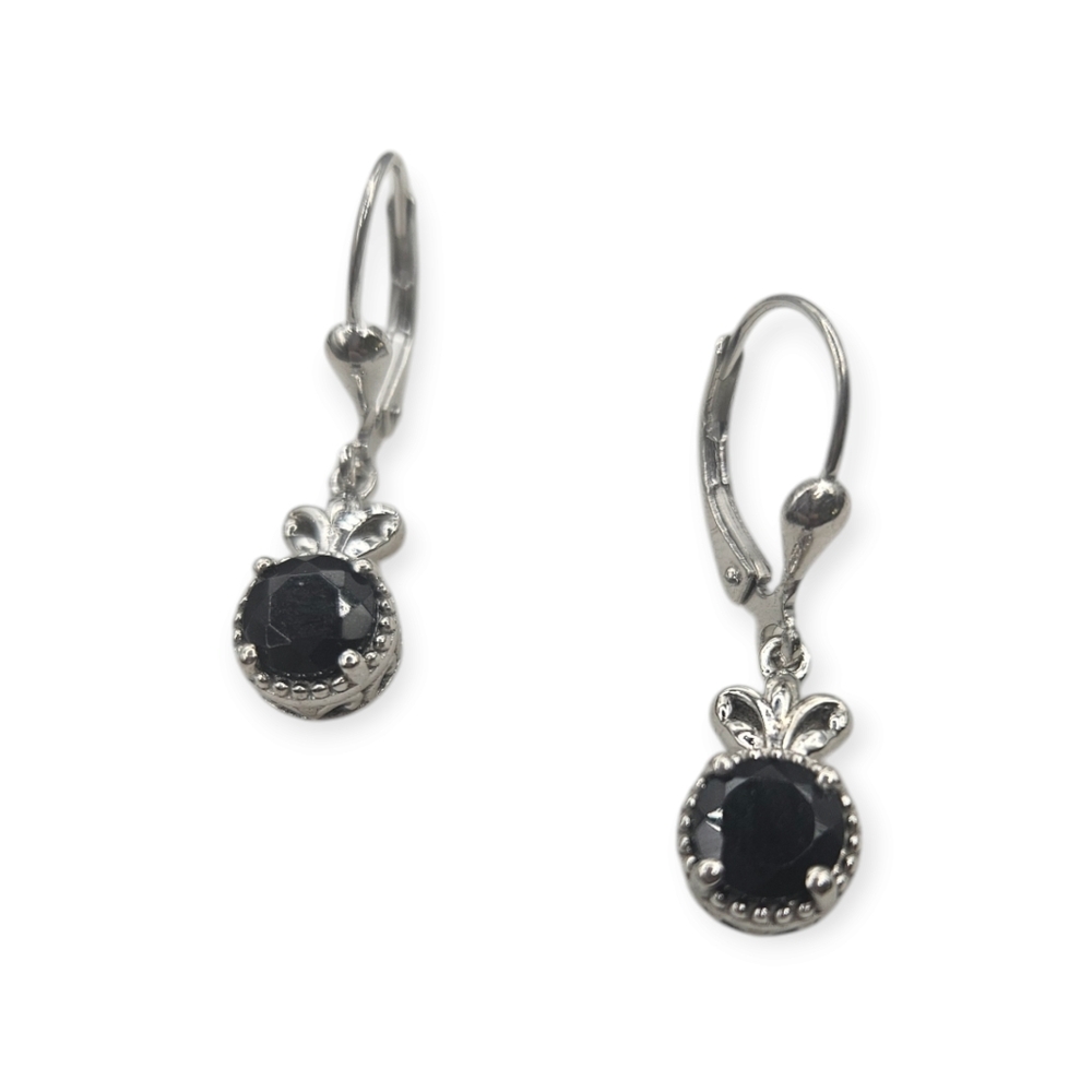 Black Tourmaline Earrings
